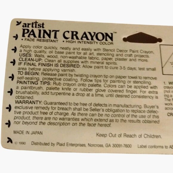 Artist Paint Crayon Truffles Brown Oil Base Artists Stenciler 26538 - Picture 7 of 8